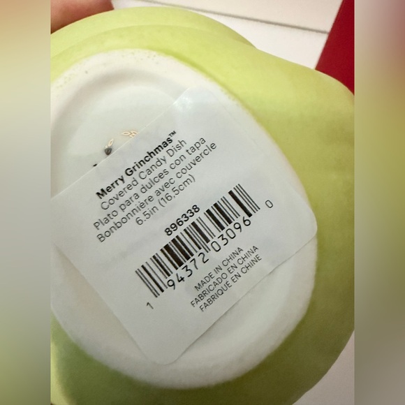 NEW Lenox Grinch covered candy dish holiday Christmas decoration whoville max - Picture 5 of 7